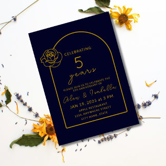 Invitación 5° Aniversario de la Marina y el Oro Modernos