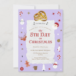 Invitación 5° Día de los Navidades 5 Fiesta de los Anillos de