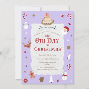 Invitación 5° Día de Navidades Seis Geese-A Fiesta vivo