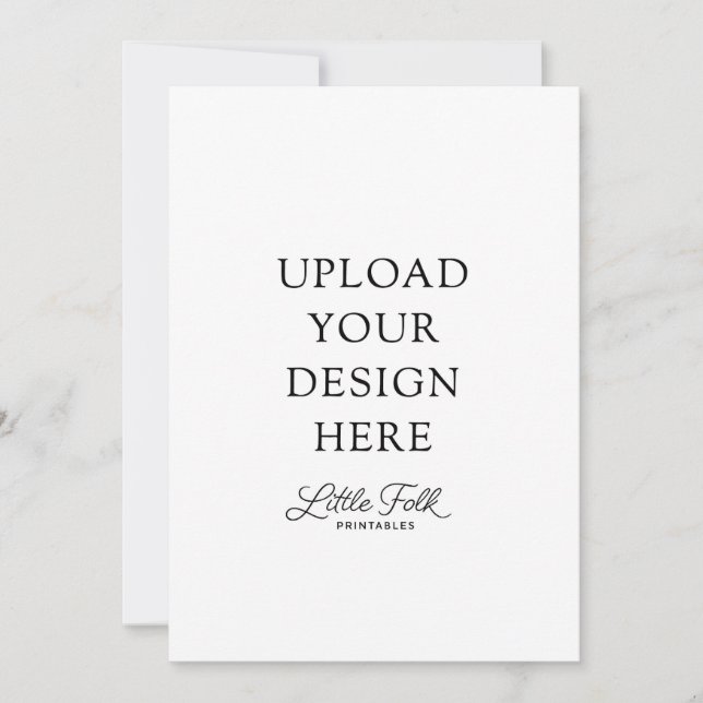 Invitación 5" x 7" (Anverso)