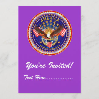 Invitación 5" x 7" América no olvidada......