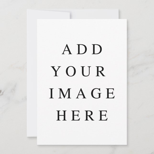 Invitación 5 x 7 en impresión personalizado (Anverso)