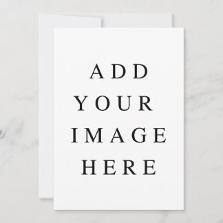 Invitación 5 x 7 en impresión personalizado