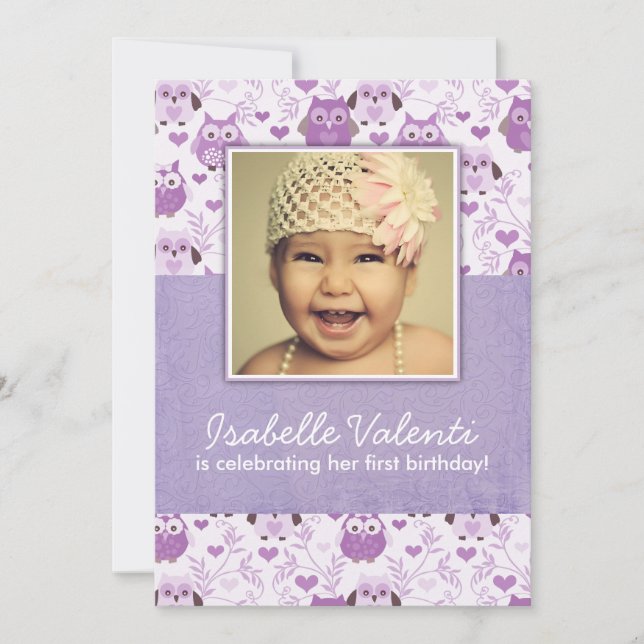 Invitación 5X7 de la fiesta de cumpleaños de los (Anverso)