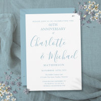 60º Aniversario de Bodas de Diamante Letra Elegant