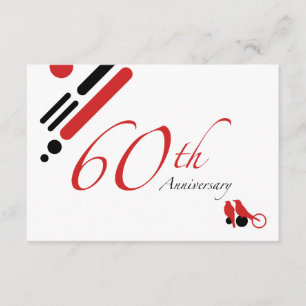 Invitación 60º Aniversario (pájaros mod)