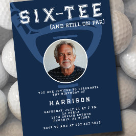 Invitación 60.ª Fiesta de Cumpleaños Foto Marina de Golf Mode