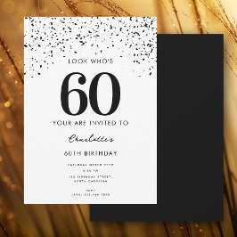 Invitación 60.ª fiesta de cumpleaños ¿Quién es el 60 moderno?
