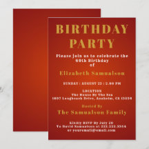 60.ª Fiesta de Cumpleaños Rojo