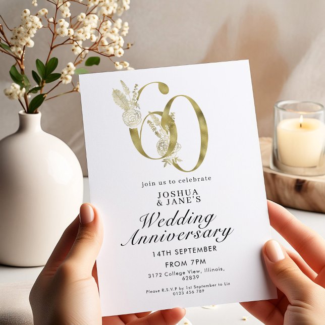 Invitación 60.º Aniversario Boda (Subido por el creador)