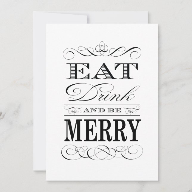 Invitación 60.º cumpleaños Fiesta come bebida y sé moro (Anverso)