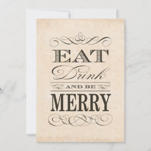 Invitación 60.º cumpleaños Fiesta come bebida y sé moro