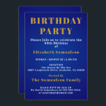 Invitación 60.º Cumpleaños Fijación de Estándares Cumpleaños<br><div class="desc">Personalizar fácilmente el texto en esta invitación de 60 años usando la plantilla proporcionada. Parte del rango de cumpleaños de los estándares de configuración.</div>