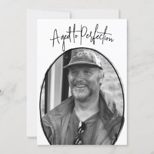 Invitación 60.º cumpleaños - Moderno y elegante foto