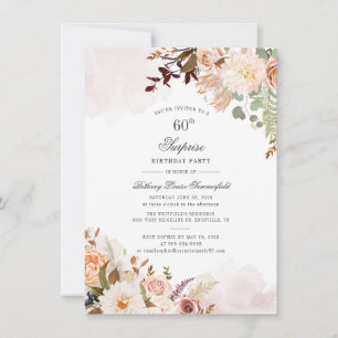 Invitación 60.º Fiesta de Sorpresa de la Vegetación Floral