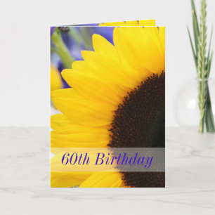 Invitación 60.a fiesta de cumpleaños del girasol