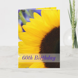 Invitación 60.a fiesta de cumpleaños del girasol
