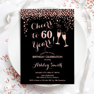 Invitación 60 Aniversario - Saludos A Los 60 Años De Rosa De