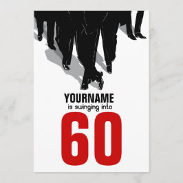 Invitación 60.o Fiesta del paquete de la rata de los