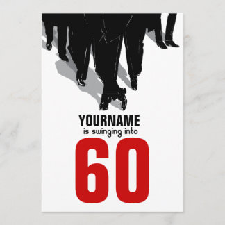 Invitación 60.o Fiesta del paquete de la rata de los
