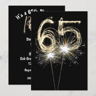 Invitación 65.ª Fiesta de Cumpleaños