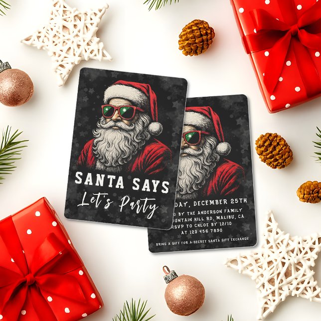 Invitación 67 Meme Divertido Santa Dice Seis Siete Navidad (Subido por el creador)