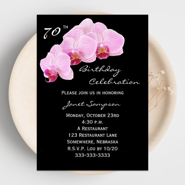 Invitación 70.ª fiesta de cumpleaños (Subido por el creador)