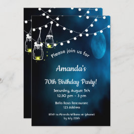 Invitación 70.º faro de luna azul