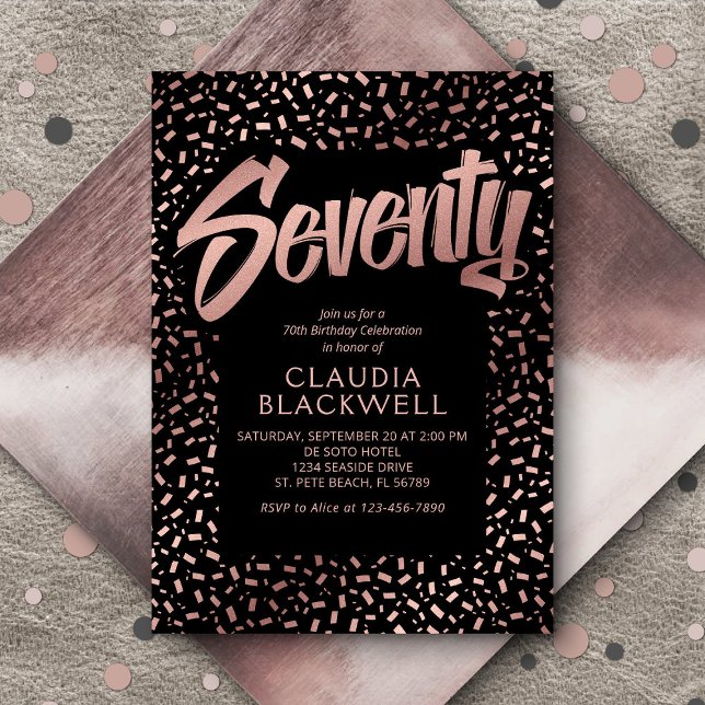 Invitación 70.º Rosa de oro (Subido por el creador)