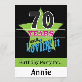 Invitación ¡70 años y amarlo! | 70º cumpleaños