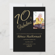 70 & Fabuloso | Elegante Cumpleaños 70