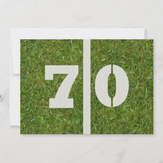 Invitación 70.o ¡Fiesta de cumpleaños!