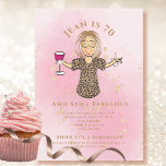 Invitación 70 y fabuloso Rubor Gold Funny 70 cumpleaños<br><div class="desc">¿Alguien especial cumple los 70 años que quieres celebrar? Esta invitación de 70 y Todavía Fabulosa establece el tema para brindarle en su gran día. Personalizar con su nombre o incluso cambiar el año ...  ¡¡¡Puedes cambiar todo el texto para complementar a tu fiesta!!!</div>