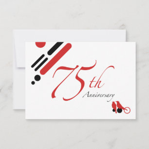 Invitación 75º Aniversario (mod aves)