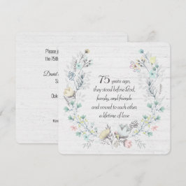 Invitación 75° Aniversario De La Guerra De La Madera