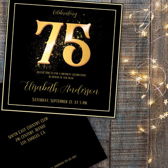 Invitación 75 años celebrando el oro negro (Subido por el creador)