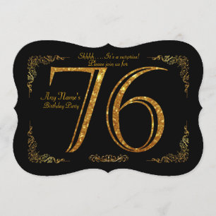 Invitación 76.o, Gatsby de la fiesta de cumpleaños 76.a,