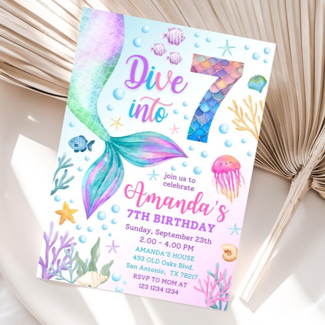 Invitación 7.ª sirena, sumergirse en siete sirenas (Subido por el creador)