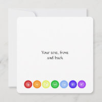 7 chakras principales en un círculo