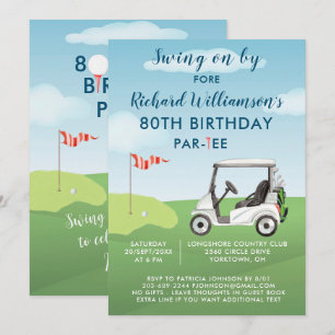 Invitación 80.ª Fiesta de Cumpleaños