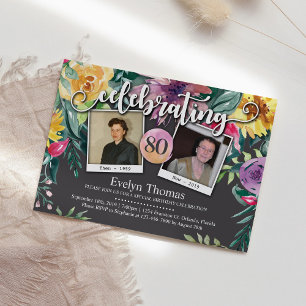 Invitación 80.ª Fotomontología Floral Femenina Fiesta de Cump