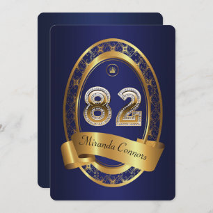 Invitación 82.o, hombre de la mujer de la fiesta de