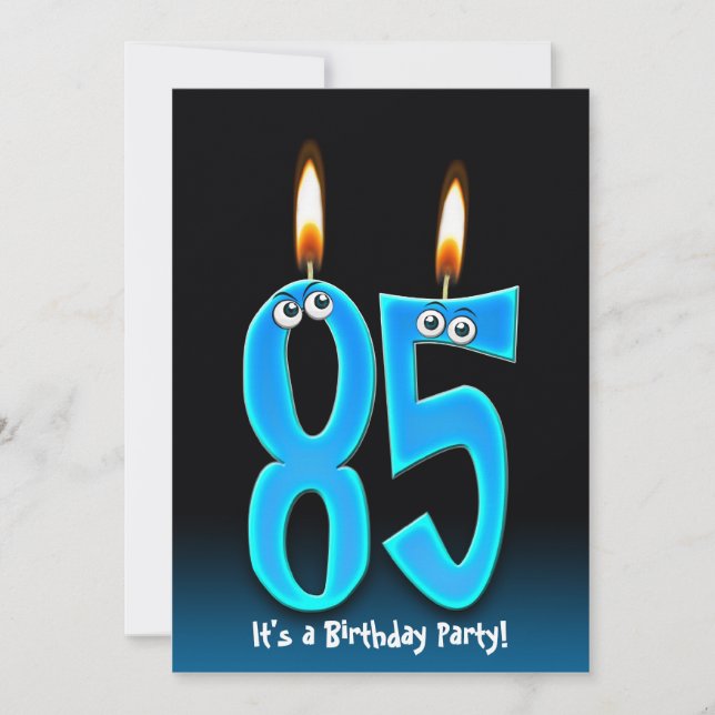 Invitación 85.ª fiesta de cumpleaños (Anverso)