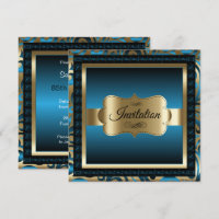 85.ª fiesta de cumpleaños | Blue Metallic & Gold
