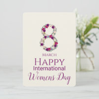 8 de marzo Día Internacional de la Mujer
