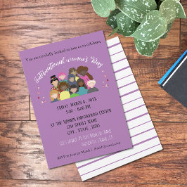 Invitación 8 de marzo Evento Día Internacional de la Mujer In
