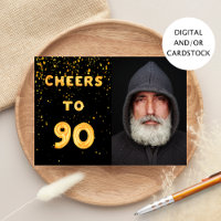 90.º cumpleaños foto de ovejas de oro negro