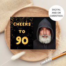 90.º cumpleaños foto de ovejas de oro negro