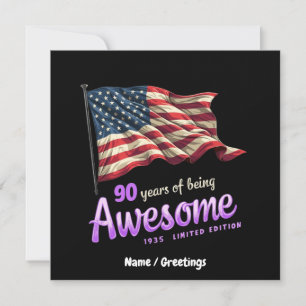 Invitación 90 años de ser impresionante edición de la época 1