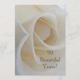Invitación 90 celebraciones del cumpleaños de